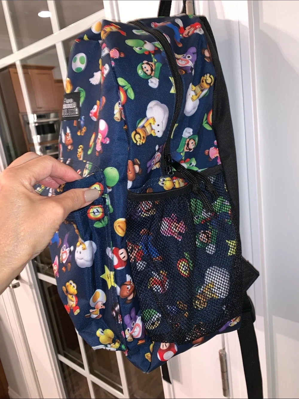 Super Mario Brothers deluxe backpack book bag new without tags